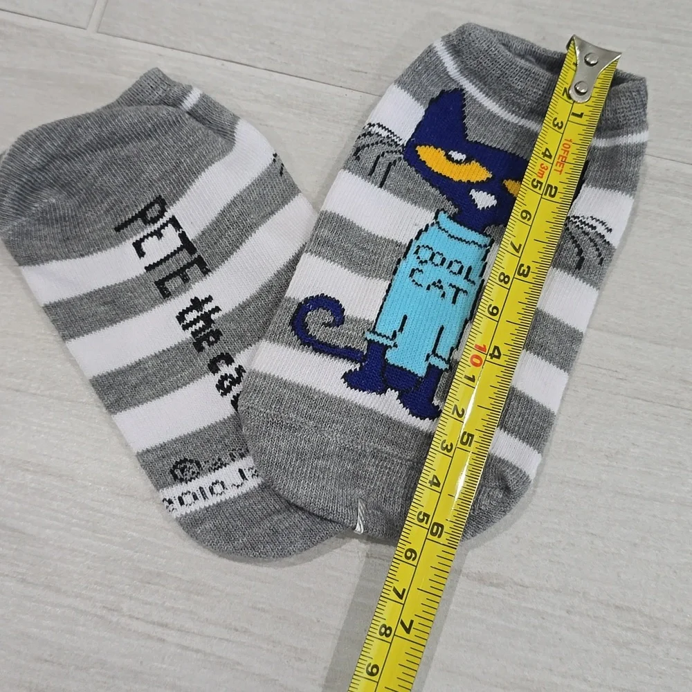 Pete the Cat Kid's No-Show Socks - Multi Color Set Little Boy NWOT